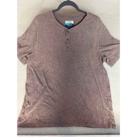 Magellan Outdoors Shirt Mens XL Classic Fit Fish Gear Henley Moisture Wicking - Picture 4 of 5